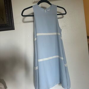 Baby Blue Sleeveless Mini Dress XS